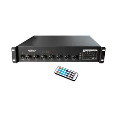 BATBLACK - Amplificador de Audio 300W Bluetooth USB y Radio PAM8-15UFB