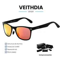VEITHDIA - Lentes de Sol Sport - Polarizados - UV400