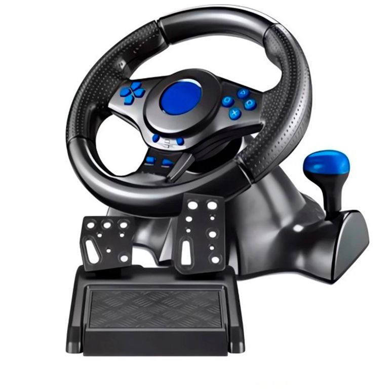 Volante con Pedales GT-V7 Racing Wheel 3 en 1