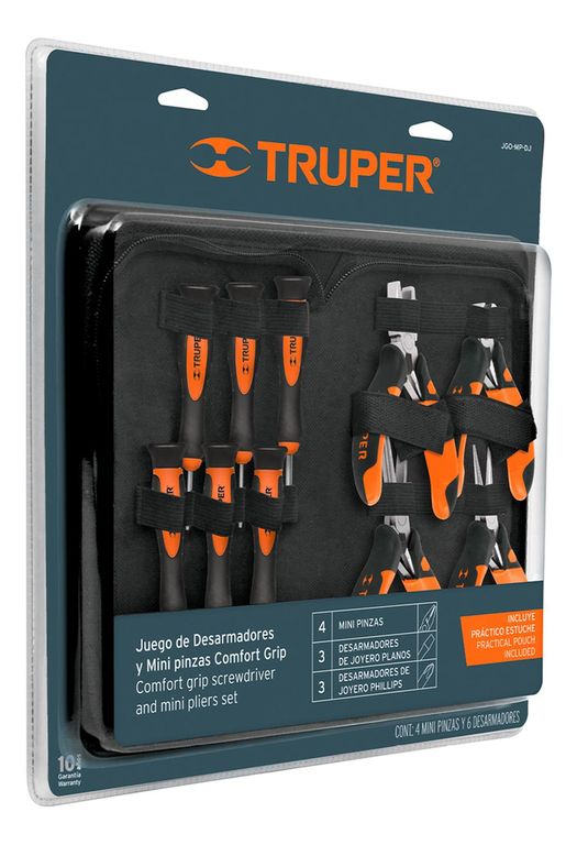 Juego 6 Desarmadores de Joyero y 4 Mini Pinzas 18200