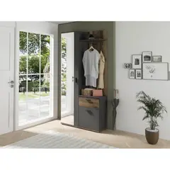 GENERICO - Aparador Recibidor Chisato Negro R&R MUEBLES