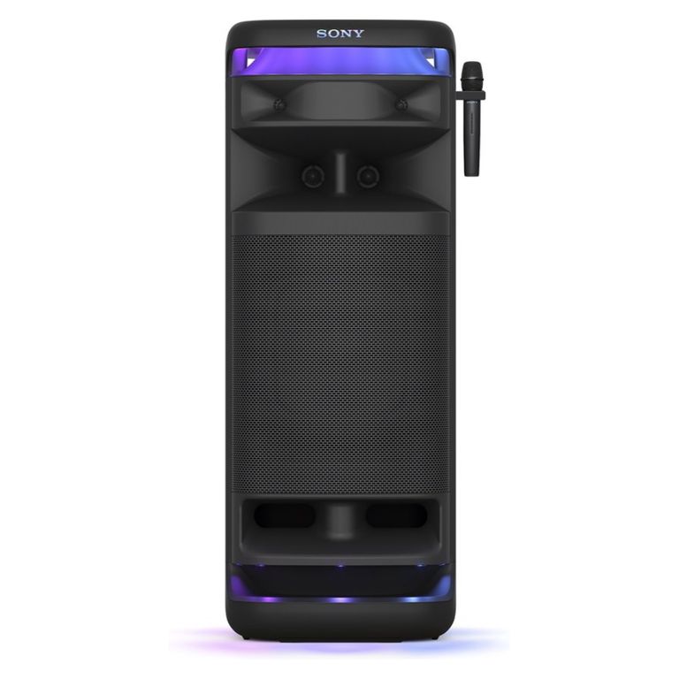 Parlante Bluetooth ULT Tower 10 con Luces de Fiesta y Micrófono