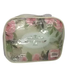 GENERICO - SET DE BAÑO Y ASEO PERSONAL CELESTE