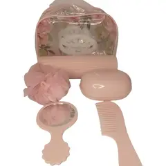 GENERICO - SET DE BAÑO Y ASEO PERSONAL CREMA