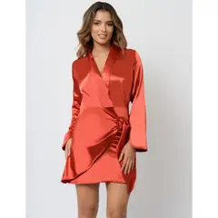 DOLCATTA - Vestido Meiying - Ocre Color -