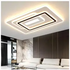 GENERICO - Lampara Techo LED Rectangular Incluye control remoto