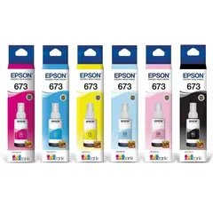 EPSON - Kit tintas originales 673 cyan magenta yellow black