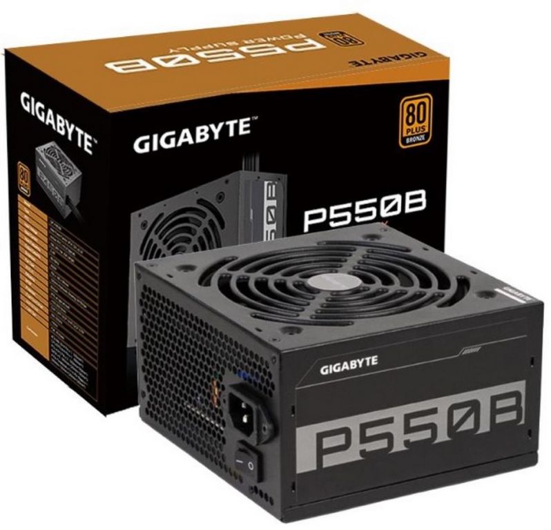 Fuente De Poder 550W - Atx 80 Plus, Gigabyte Certificada