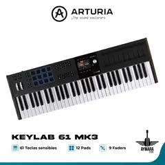 ARTURIA - KEYLAB 61 MK3 BLACK VERSION CONTROLADOR MIDI