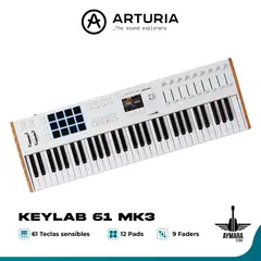 ARTURIA - KEYLAB 61 MK3 WHITE VERSION CONTROLADOR MIDI