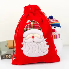 GENERICO - BOLSAS NAVIDEÑAS PARA REGALO - PACK DE 3 BOLSAS