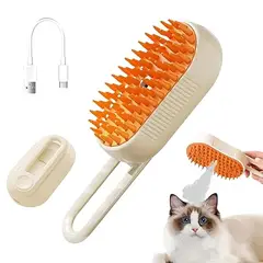 GENERICO - PEINE A VAPOR PARA GATOS Y PERROS - CREMA