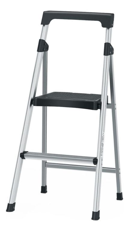 Escalera Tubular De Aluminio Plegable 2 Pasos ESTU-2A