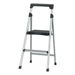 TRUPER - Escalera Tubular De Aluminio Plegable 2 Pasos ESTU-2A