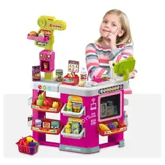 GENERICO - Supermercado Juguete de 93 piezas con Sonido y Luces