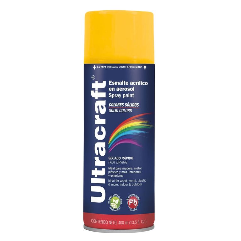 Pintura spray color amarillo CAT ULTRACRAF