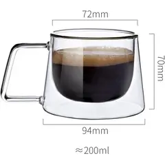 GENERICO - Taza capuchino 200 ml por UNIDAD