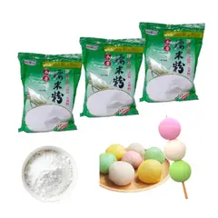 GENERICO - Pack 3u Harina De Arroz Glutinoso 400gr Qiu Ju