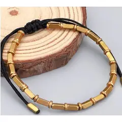 GENERICO - PULSERA DE PURO COBRE HILO NEGRO