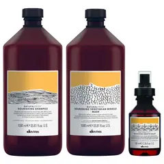 DAVINES - Shampoo Nutritivo 1000ml + Mascarilla + Sealer Nourishing