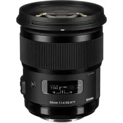 SIGMA - 50 mm f14 DG HSM para Sony A Lente artística