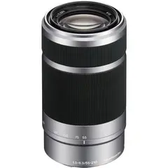 SONY - E 55-210 mm f45-63 OSS plateado Lente