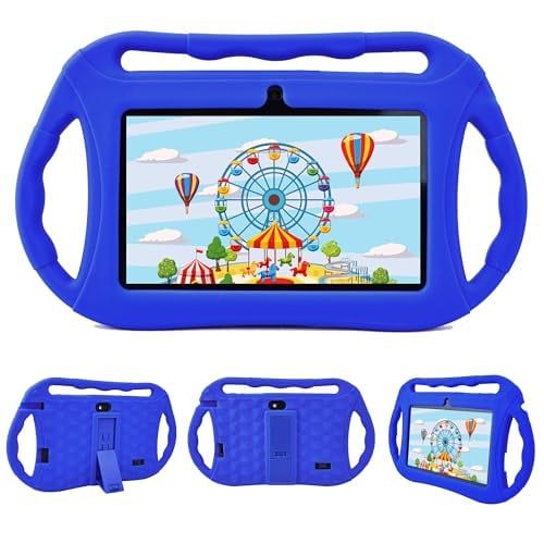 Tablet Kids 32GB 7 Control parental Funda de silicona--Azul