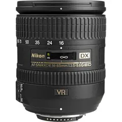 NIKON - AF-S DX NIKKOR 16-85 mm f35-56G ED VR Lente