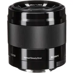 SONY - E 50 mm f18 OSS Lente negro