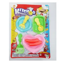 GENERICO - Cocina Set Blister Para Niñas (PACK DE 6 UNIDADES)