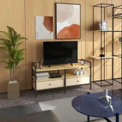 TU MESITA - Mesa de TV Multiusos Berlin color DunaNegro