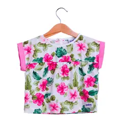 NATA COTON - BLUSA KIMONO ALGODON FLORES