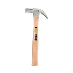 STANLEY - Martillo de Uña Mango de Madera 16oz 454 gr 64-51-271