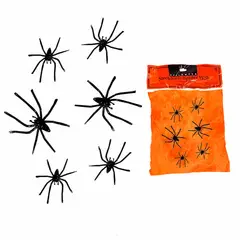 GENERICO - Halloween Tela de araña Anaranjado de 300g + arañas
