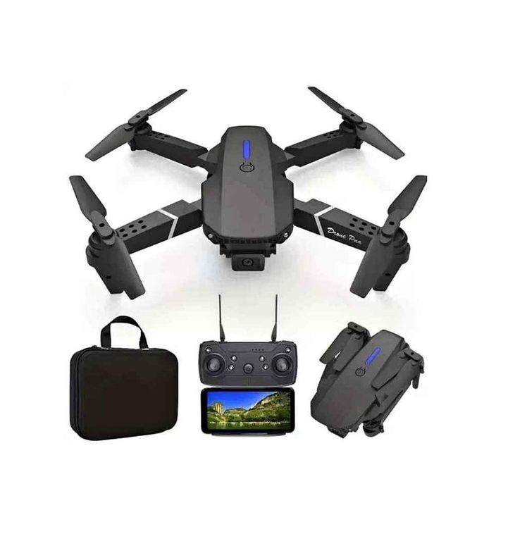 Mini Drone E888 Profesional Camara Hd Estuche Y Accesorios