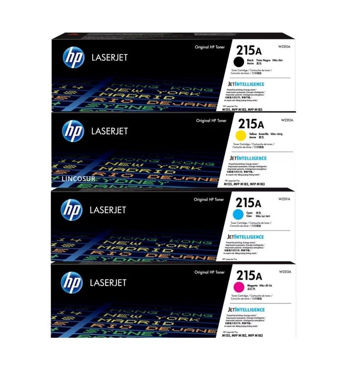 Pack - Toner 215A Cyan Magenta Amarillo Negro