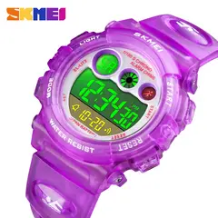 SKMEI - Reloj 1451 original Morado con luces para niñas_.