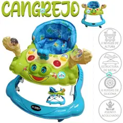 HI BABY - Andador Musical y Luces CANGREJO VERDE