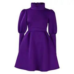 TIOZONEY - Vestido de cintura estrecha para mujer