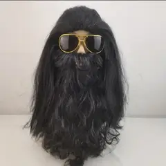 GENERICO - Peluca Cavernicola Hipster para Hombres