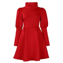 TIOZONEY - Vestido de cintura estrecha para mujer