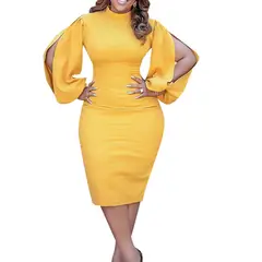 TIOZONEY - Vestido a la cadera para mujer