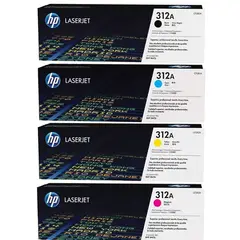 HP - Kit Toner 312A Cyan Magenta Amarillo Negro - Pack