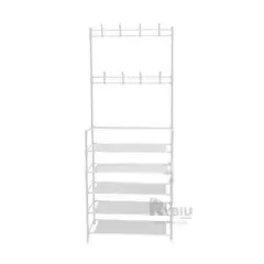 GENERICO - Zapatera de 5 Niveles en Blanco Y+Papel de Regalo