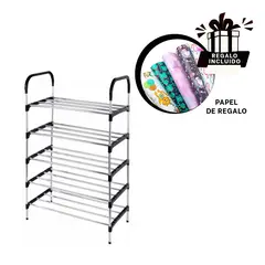 GENERICO - Zapatero Resistente e Innovador en Negro Y+Papel de Regalo