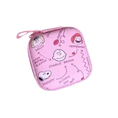 SNOOPY - ESTUCHE PORTÁTIL PARA AURICULARES CABLES