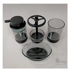 GENERICO - Set Integral de Tocador Ideal en Negro Y+Regalo Agendita