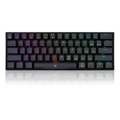 REDRAGON - Teclado Mecánico K630RGB-RD DRAGONBORN Black Switch red