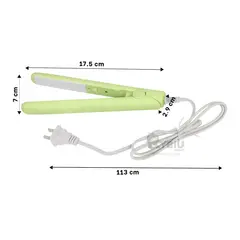 GENERICO - Planchador Alisa en Chico Verde Y+Regalo Ligas para Peinar