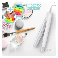 GENERICO - Planchador Alisa en Chico Blanco Y+Regalo Ligas para Peinar